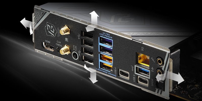 Flexible Integrated I/O Shield